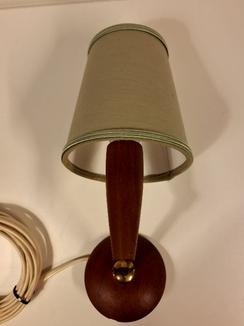 Teak træs lampe vægmontering